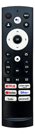 Controle Remoto TV Hisense ERF3A90 / 55U6H / 55U78G / 55U7G / 55U8G / 65U6H (Smart TV)