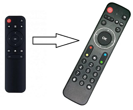 Controle remoto clonado para Tv Stick Android Tvr3