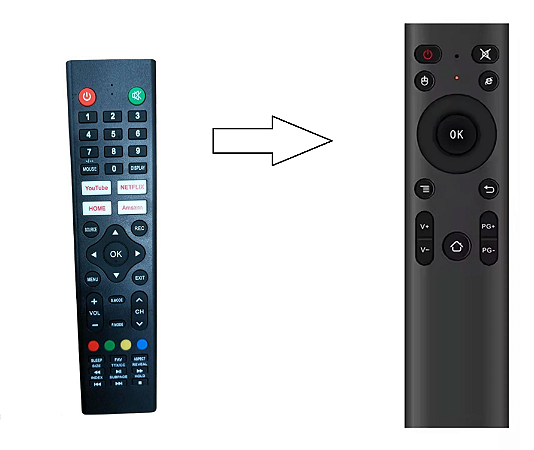 Controle Remoto para Smart TV Buster HD Tv29D07