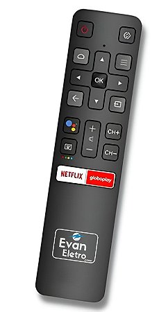 Controle Remoto TV LED Semp Toshiba com Netflix e GloboPlay (Smart TV)
