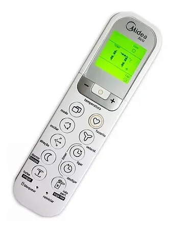 Controle remoto Ar condicionado Midea 42mdca07m5 / 42mdqa07m5 / 42mdca09m5 / 42mdqa09m5