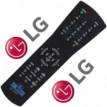 Controle Remoto TV LG 6710V00008K / CP-14K85 / CP-20B85 / CP-20J50 / CP-20J52 / CP-20K40 / CP-20K70 / CP-20K78 / CP-29K30