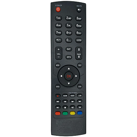 Controle Remoto Para Receptor Freei Toy HD
