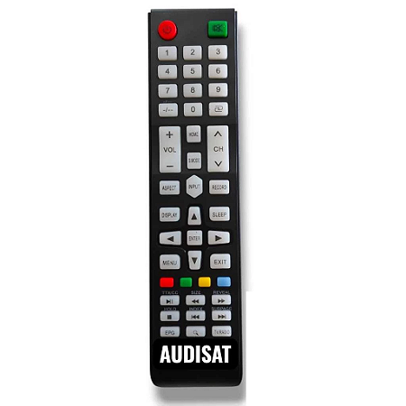 Controle Remoto Smartv TV Audisat AD-32 / AD-43 / Todas Audisat Android 32 / 43 / 55 / 65