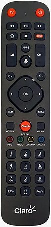 Controle Remoto da Claro TV 4K Hd Original Comando de Voz