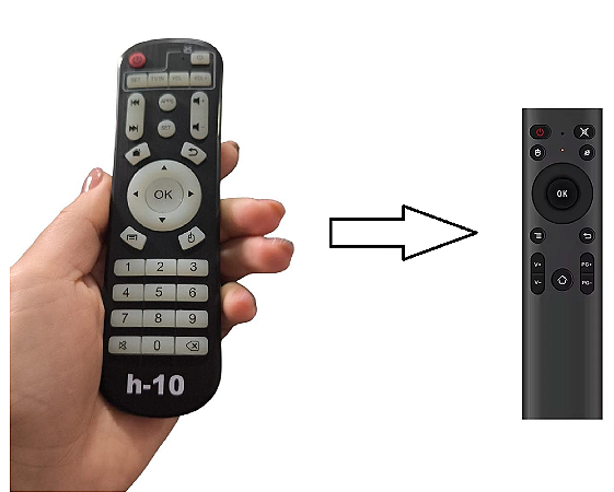 Controle remoto para Hbox H-10 Vitalício
