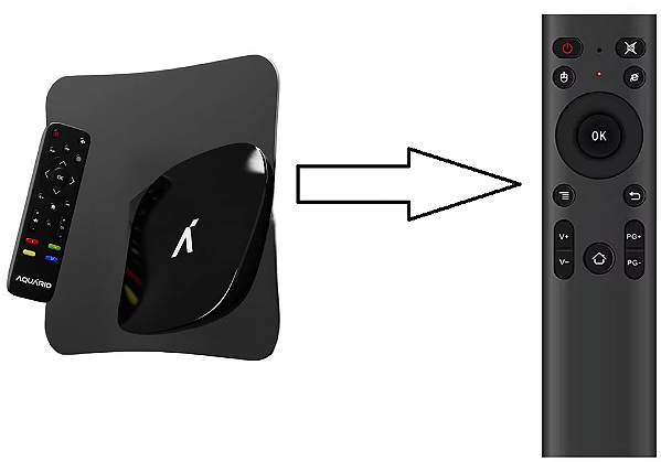 Controle Remoto para TV Aquario 3.0 DTVP-7000