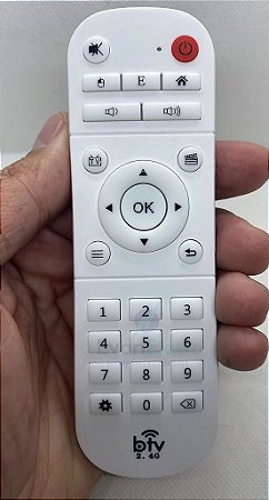 Controle Remoto 100% ORIGINAL para Receptor BTV B9 / B10 / BX / B11