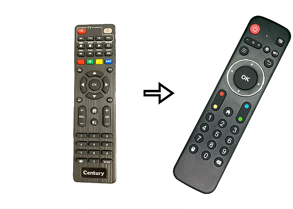 Controle Remoto Receptor Century Midiabox Se-2