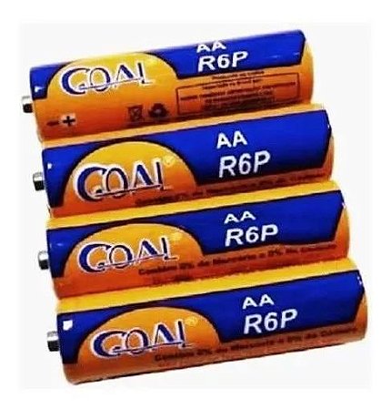 Pilha Aaa 1,5v R03p Um4 Blister 4 Pcs (goal)