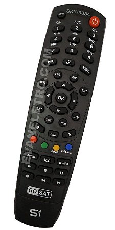 controle remoto para receptor GOSAT SKY-9034 / SKY-7089