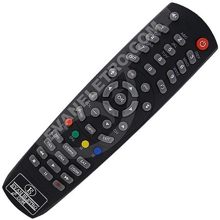 Controle Remoto para Receptor Tocombox Life HD - EVANELETRO.COM ...
