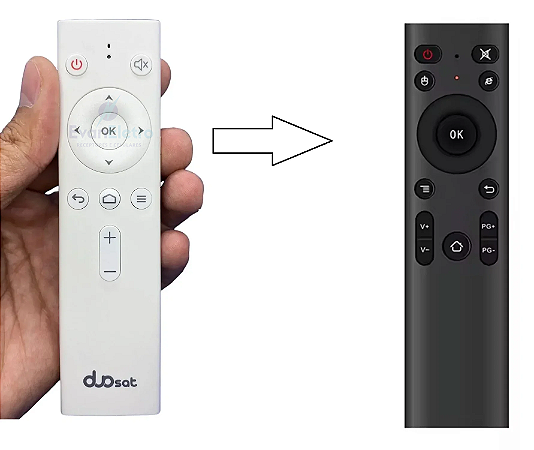 Controle Remoto Clonado Para Tv Box Duosat Pulse