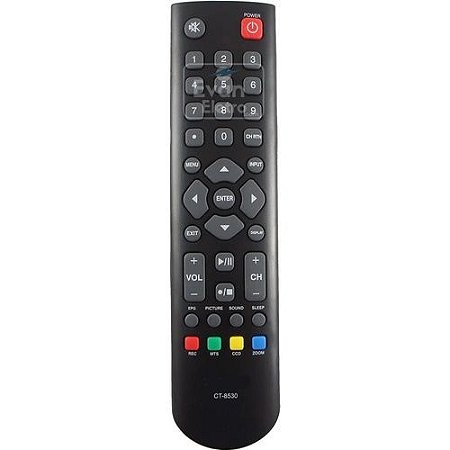 Controle Remoto TV SEMP CT-6800 / Toshiba CT-8504 / CT-8530 / CT-6790