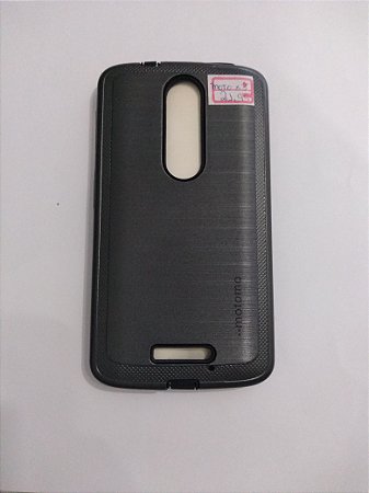 Capa Anti-impacto para o Motorola Moto X 3 cor preta