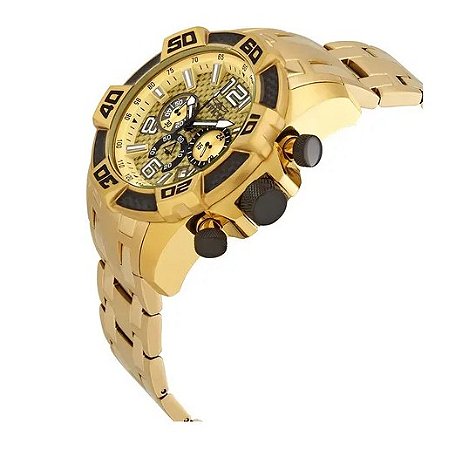 Relógio Invicta 25854 Pro Diver Original Banhado Ouro Maleta (Semi Novo)
