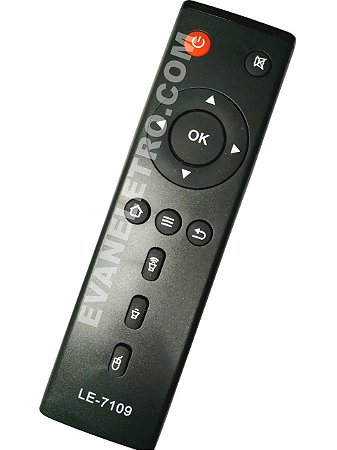 Controle remoto para receptor TV BOX LE-7109