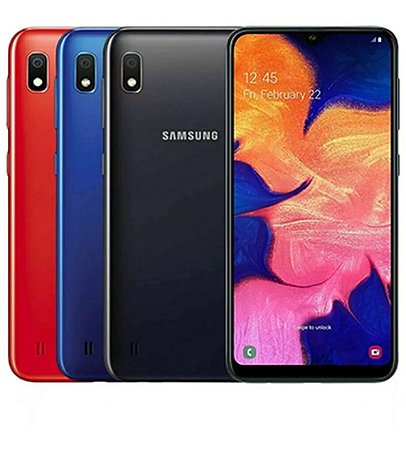 Samsung Smartphone Galaxy A10 32GB Dual Chip Android 9.0 Tela 6.2” Octa Core 4G Câmera 13MP