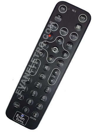 Controle Remoto para Receptor HDTV Slim / Zapper / Zapper II / H67 / D40