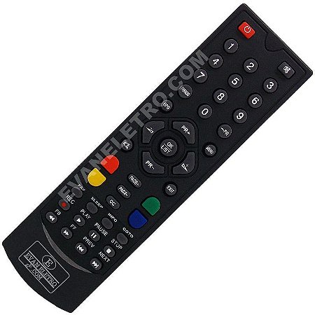 Controle Remoto Receptor Century Midiabox SHD7050