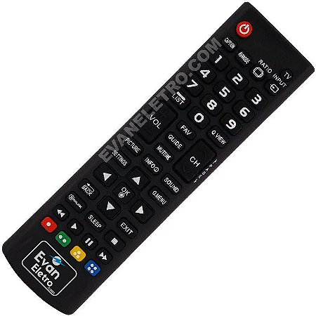 Controle Remoto TV LCD / LED / Plasma LG AKB73715613 / 32LN540B / 32LN536B / 32LN5400 / 39LN5400
