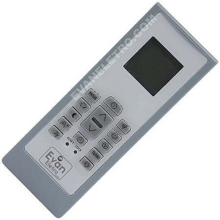Controle Remoto Ar Condicionado Electrolux RG01/BGEF-ELBR / PI07R / PI09R / PI12R / PI18R / PI24R