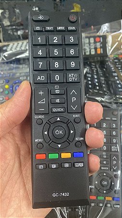 Controle remoto para TV Semp Toshiba LCD