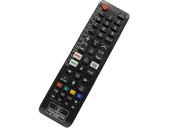 Controle Remoto TV Smart Samsung BN5901315A / NETFLIX / Prime / Video hulu