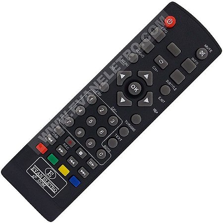 Controle Remoto Conversor Digital Infokit ITV-100 / ITV-200