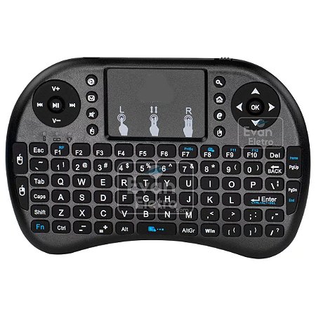 Controle Remoto Air Mouse com Mini Teclado e Mouse Universal Receptores Android / tv Box Android