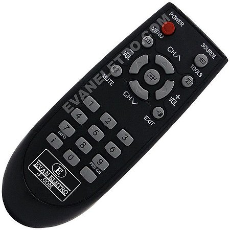 Controle Remoto TV Samsung BN59-00960A / BN59-00907A / CL21Z43 / CL21Z45 / CL21Z47 / CL21Z50 / CL21Z55 / CL21Z57 / CL21Z58 / CL21AE0 / CL21AF0 / CL21AJ0 / CL21AM0 / CL21BH0 / CL14BK0