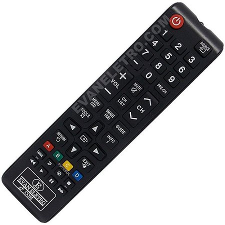Controle Remoto TV LED Samsung BN98-06046A com Tecla Smart Hub e Futebol
