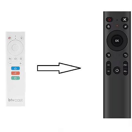 Controle Remoto Clonado para Btv Cast / BC13 (Com Mouse)
