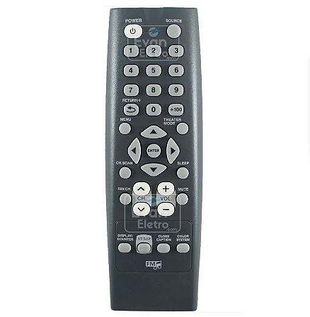 Controle Remoto TV Philco PCR-29EF / TPC-2910 / TPF-2941