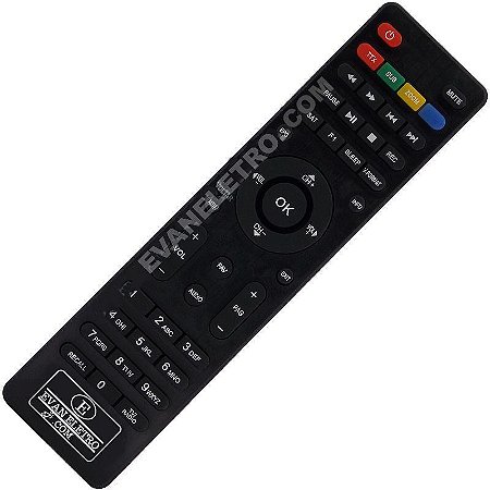 Controle Remoto Para receptor Megabox 2000 Plus Full HD / 3000 Full HD