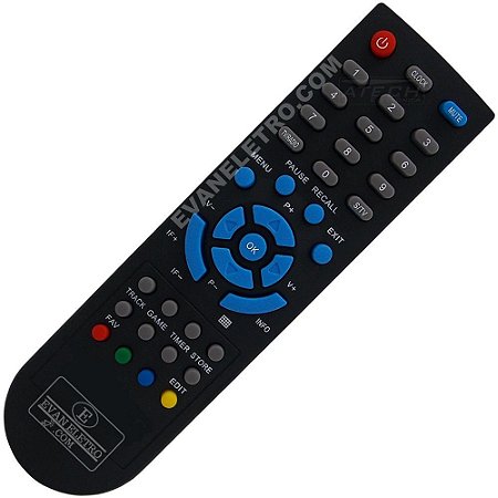 Controle Remoto Receptor Cromus CAD-1000 Slim TV Free