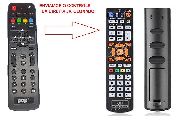 Controle Remoto Clonado Para Receptor PopTV Power