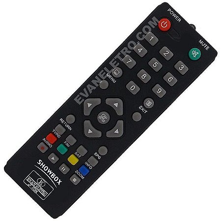 Controle Remoto Para Receptor Showbox SmartNet