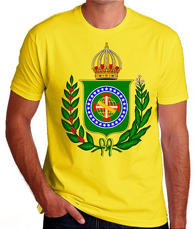 Camiseta Católica Brasão Brasil Imperial