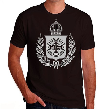 Camiseta com o Brasão Imperial do Brasil em Várias Cores