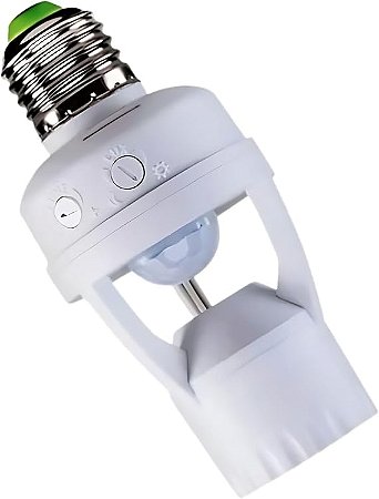 Sensor De Presença Com Fotocélula Para Lâmpada Soquete E27
