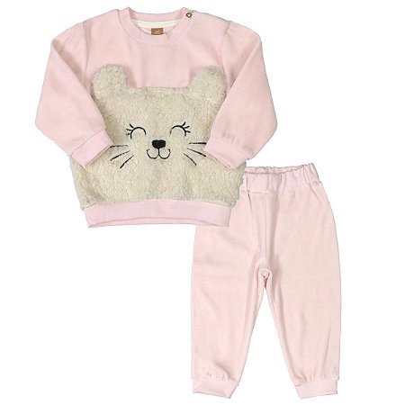 Conjunto Blusão e Calça em Plush - Up Baby