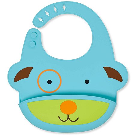 Babador de Silicone Zoo Cachorro - Skip Hop