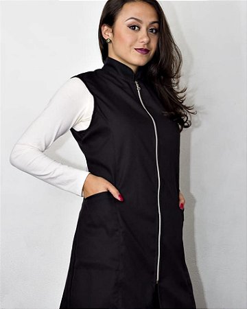 Jaleco capri preto