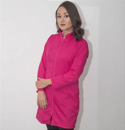 Jaleco  florença hot pink