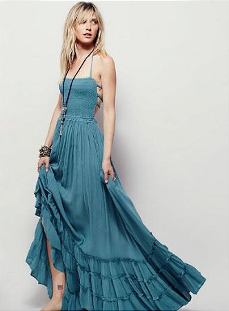 Vestido Feminino Longo Bohemian dos Sonhos