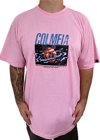 Camiseta Colmeia - Pink Ice