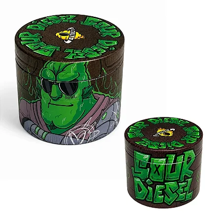 Dichavador de Metal 55mm - Sour Diesel