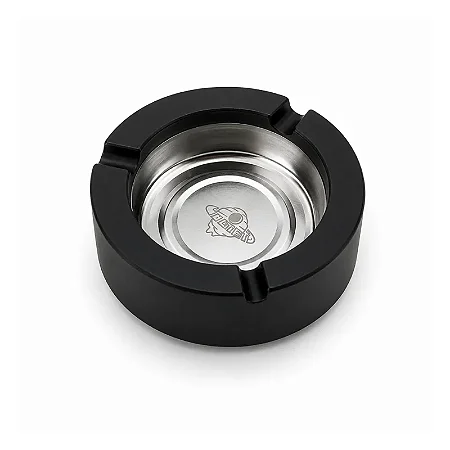 Cinzeiro de Metal + ABS Redondo