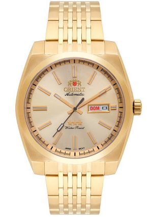 Orient automatico dourado Clearance